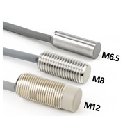 Sensor suis jarak dekat M8 tiga wayar NPN NO24V sensor suis induksi logam