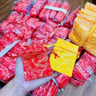 [ fortune ] 10 Velvet Loc Letter Drawstring Bags 7 x 9 for Coins, Jewelry, Feng Shui Items