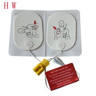 New 1 Pair Adult AED Training Machine Patch Sticky AED Conducting Pads With Wires Use With HeartStar