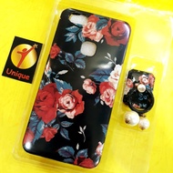 Softcase Flower + Ring, Vivo Y65 / Vivo V9 / Vivo V7 / Vivo V7 Plus