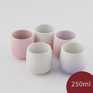 Le Creuset 花蕾系列 馬克杯組 250ml 5入 貝殼粉/淡粉紅/淡粉紫/牛奶粉/蛋白霜