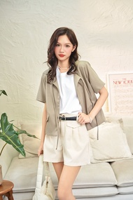 Áo blazer cộc tay thắt nơ Kate Blazer - ufo.thebasic