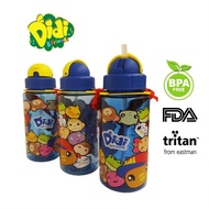 Didi & Friends Tritan Water Bottle with Straw