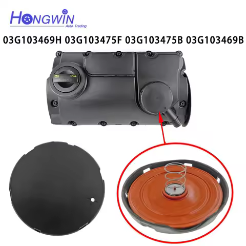03G103469 PCV Valve Cover With Membrane For VW Sharan Transporter 5 Seat Audi A4 1.9D 2.0D 03G103469