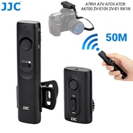JJC 50 Meter Wireless Remote Control Radio Shutter Release for Sony A7 V A7R VI A6700 ZV-E10 II A7C 