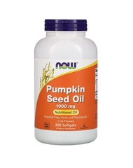 美國Now Foods Pumpkin Seed Oil 南瓜籽1000毫克，200粒膠囊