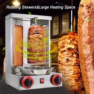Stainless Steel Commercial shawarma Kebab Machine 2 Burnner