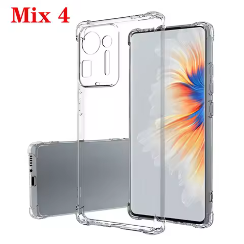 1.5MM Thick Air-Bag Clear Case For Xiaomi Mix 4 Mix4 Shockproof Soft Silicone Transparent Phone Cove
