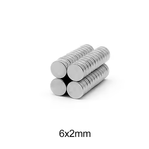 6x2 mm Thin Strong Magnets 6mm x 2mm Small Round Magnet 6x2mm For Home Refrigerators, Offices DIY 6*