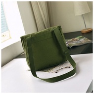 Army Green Army Shoulder Bag Diagonal Shoulder Bag Retro Canvas Bag Men Women Bag Messenger Bag Red 