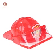 YUEYINGO Kids Fireman Helmet Firefighter Hats Fancy Dress Accessories