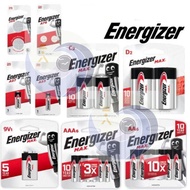 [LOCAL STOCK] Energizer Max Battery Alkaline AA / AAA / 9V / A27 / A23 / A76/LR44 / 2025 / 2032