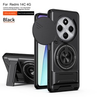 HP Redmi 14C Case / poco C75 Softcase MAGNETIC ARMOR KICKSTAND Casing Case Redmi 14Chp / poco C75