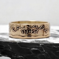 加拿大硬幣戒指 1 分 1948-1952，加拿大分硬幣戒指，加拿大分戒指