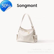 [Jiang Qiming Same Style]Songmont Yamashita Arimatsu Trace Travel Hobo Bag Large Capacity Crossbody 