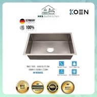 KOEN NANO SINGLE BOWL SINK KITCHEN (KN-NS36845SL)