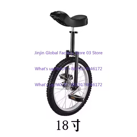20 Inch Single Person Unicycle Adjustable Single Wheel Children Scooter Adult Unicycle Balance Compe