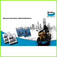 ⌕ ◲  ⏞ YAMAHA MIO i 125, SOUL i 125, GRAVIS, AEROX BRAKE PADS & BRAKE SHOE BENDIX