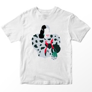 Disney Villain Cruella De Vil 101 Dalmatians Kids T-Shirt, White, Ages 1-10 Years