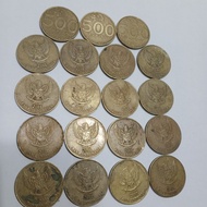 Uang Koin Kuno langka Benggol antik 500 rupiah taun 2001