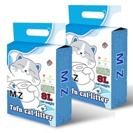 connectshop686 【ซื้อ 1 แถม 1】MZ ทรายแมวเต้าหู้ 16 ลิตร ทรายแมวมันเต้า ออแกนิก 100% ทิ้งชักโครกได้ ทร