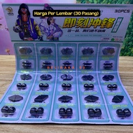 (30 PASANG) MAINAN MAGNET BENTUK BINTANG BULAT LONJONG LOVE SEGITIGA TABUNG/ MAINAN MAGNET ANAK