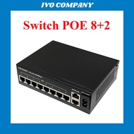 Poe 8+2 Uplink 10 Port Switch Network Switch