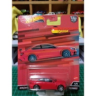 Hotwheels Premium Deutschland Design '12 Mercedes-Benz C63 AMG Coupe Black Series Red
