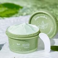 Limited Time Promotion [Spots Ready Stock] TWG Green Tea Ice Skin Cleansing Mud Mask Moisturizing Oil Control Remove Blackhead Cleansing Mud Mask Smearing Mud Mask Face TWG Green Tea Ice Skin Mud Membrane and Oil Control
