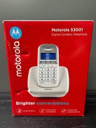 全新包裝未開 Motorola S3001 家居無線電話 適合老人專用
