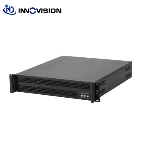 Flexible 2U 19 inch Industrial Case 490MM Depth Rack-mount Monitoring Server Chassis Support 2U Stan