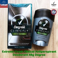 Degree®  Extreme Fresh Clinical Antiperspirant Deodorant 48g ผลิตภัณฑ์ระงับกลิ่นกาย โรลออน สติ๊ก
