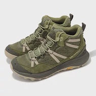 Merrell 戶外鞋 Siren 4 Traveler Mid WP 女鞋 綠灰 防潑水 中筒 抓地 郊山 登山鞋 ML037898