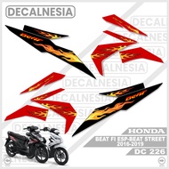 Sticker Striping Beat Esp 2016 2017 2018 2019 Street Old FI Eco Motor Honda Variation Accessories Racing List Decalnesia DC226