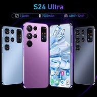 NEW S24 Ultra 4G/5G Smartphone 7.0 HD Full Screen Memory 8GB+256GB Camera 48MP+72MP Android 13 Batte