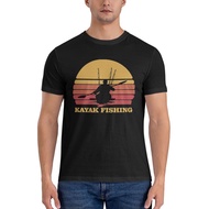 Kayak Fishing Graphics Cotton Print Tshirt