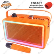 🔥SP500 KTV Karaoke Bluetooth Speaker SP-500 Portable Wireless With LED Light Mobile Dual 2 Microphon