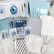 Super Economical 206-Piece Whole Set Summer Blue diy Card Out Packing Material Set Card Out Packing 