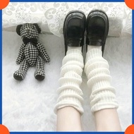 Y2k JK Knitted Socks Solid Color Knitted Women'S Thin Casual Breathable Sweet Leg Clothing Accessori