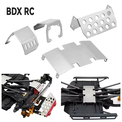 SCX10 Metal Chassis Armor Axle Stainless Steel Protector Plate for 1/10 RC Crawler Car Axial SCX10 I