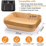 Pelapik Penggoreng Udara untuk Ninja DZ201/ DZ401/ DZ550/ DZ090/ DZ100 100PCS Penggoreng Udara Pakai