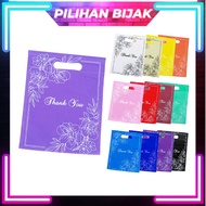 10pc Non Woven Bag Paper Bag Goodies Bag Wedding Gift Bag Doorgift Bag Beg Jamuan Beg Kahwin Beg Kai