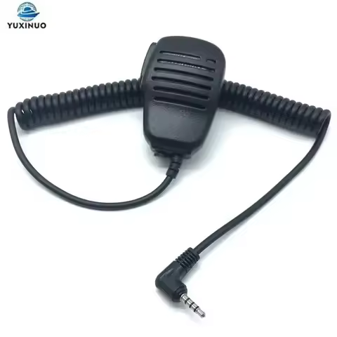 SM-25 PTT Mic Speaker Microphone w/ 3.5mm Audio Jack For YAESU VERTEX VX-3R FT-60R FT1DR FT2DR VX-10