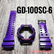 tali jam kulit ✺◆▲()GA-100/GA-110/GA-120/GD-100/GD-120 ORIGINAL CASIO G-SHOCK.BEZEL BAND