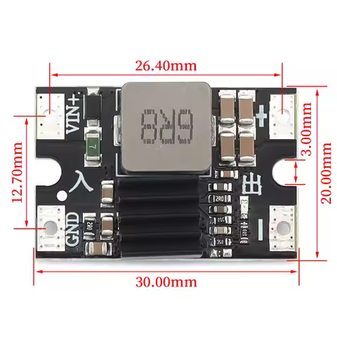 PCB board module efficient output 8A DC-DC 25V to 3.3V/5V/9V/12V buck converter board module voltage