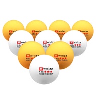 【Flash sale】 50pcs Whizz Table Tennis 3 Stars Competition Training Balls New Materials High Elastici