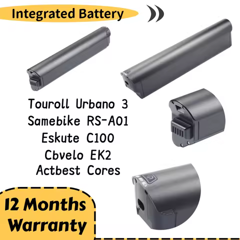 Touroll Urbano 3 Samebike RS-A01 36V 48V 10.4Ah 12Ah 13Ah 15Ah 17.5Ah Battery Eskute C100 Cbvelo EK2