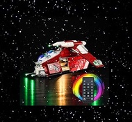 Brick Shine Light kit for Lego® Coruscant Guard Gunship 75354(Lego Set is not Included) (Remote)