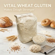 Vital Wheat Gluten 150 gr Premium Pure Wheat Gluten for Bread, Noodles, and Vegan Processed