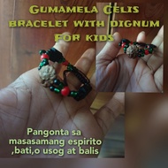 gumamela Celis with dignum bracelet for kids